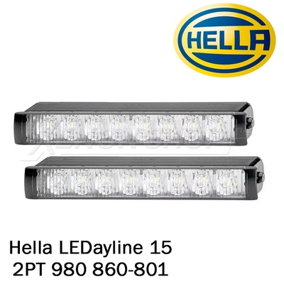 Дневные ходовые огни Hella LED 8 LEDAYLINE 15 (2PT 980 860-801)