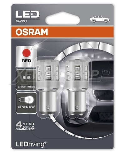 P21/5W Osram Standart Red (2шт.) - 1457R-02B