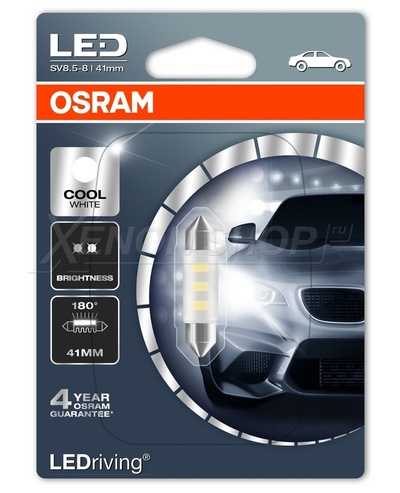 С5W 41mm Osram Standart Cool White (1шт.) - 6441CW-01B