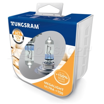 H7 Tungsram Megalight Ultra +150% - 58520NXNU PB2