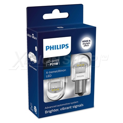 P21W Philips X-tremeUltinon LED gen2 Белые - 11498XUWX2