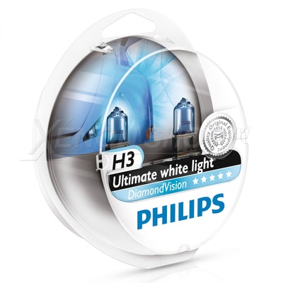 H3 Philips Diamond Vision - 12336DVS2 (2 шт.)
