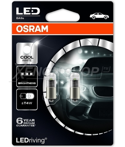 T4W Osram Premium Cool White 12V (2шт.) - 3850CW-02B