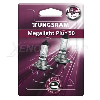 H7 Tungsram Megalight Plus +60% - 58520MPU BL2