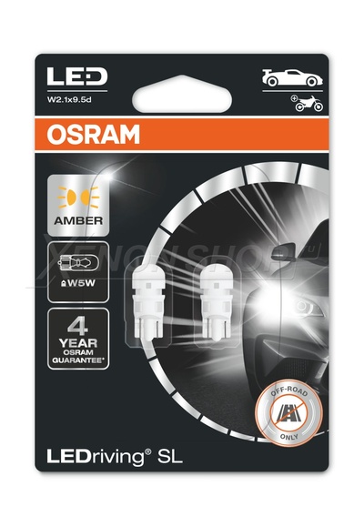 W5W Osram LEDriving SL Желтые (2 шт.) - 2827DYP