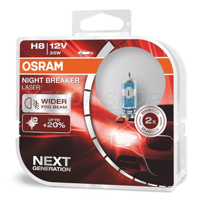 H8 Osram Night Breaker Laser - 64212NL-HCB