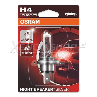 H4 Osram Night Breaker Silver - 64193NBS-01B (1 шт.)