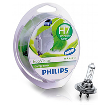Галогеновые лампы Philips EcoVision H7