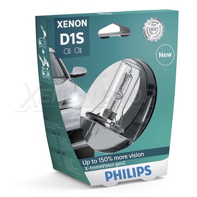 D1S Philips X-treme Vision Gen2 (+150%) - 85415XV2S1
