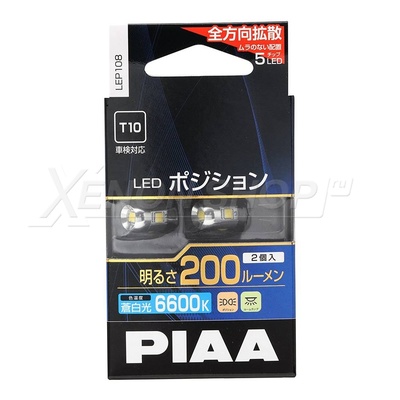W5W PIAA LED POSITION 6600K