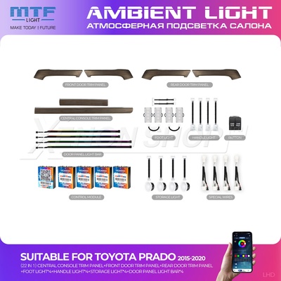 LED-подсветка MTF-Light Toyota Prado 150 (2017-2022)