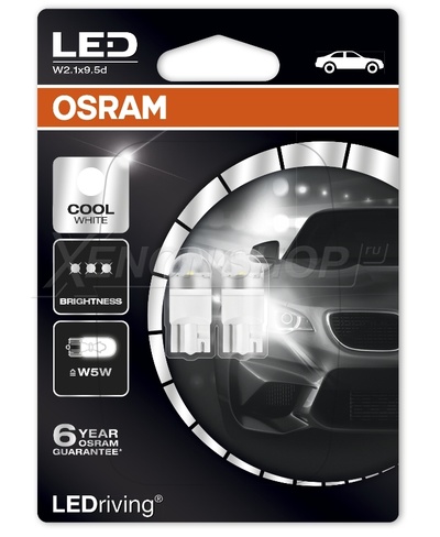 W5W Osram Premium Cool White (2шт.) - 2850CW-02B