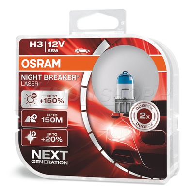 H3 Osram Night Breaker Laser - 64151NL-HCB