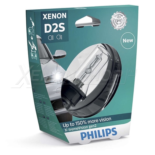 D2S Philips X-treme Vision Gen2 (+150%) - 85122XV2S1