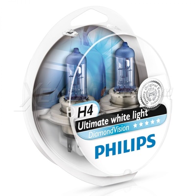 H4 Philips Diamond Vision - 12342DVS2 (2 шт.)