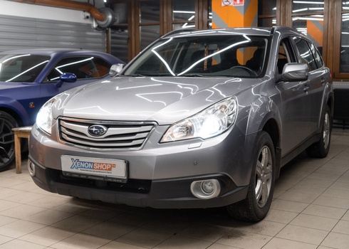 Замена выгоревших линз Subaru Outback (2009)