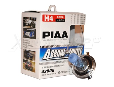 H4 PIAA Arrow Star White H-610 4250K