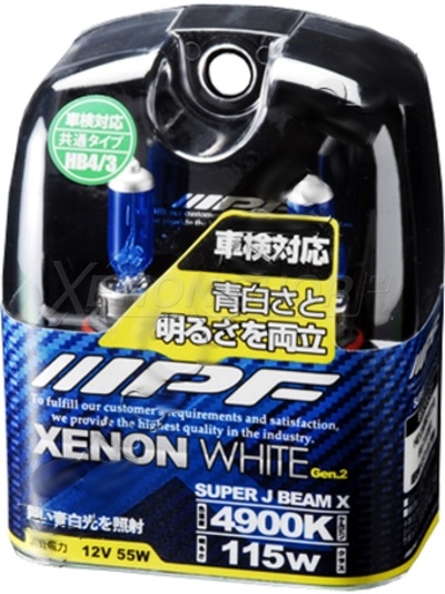 HB3 IPF XENON WHITE SUPER J BEAM XE95R 4900K