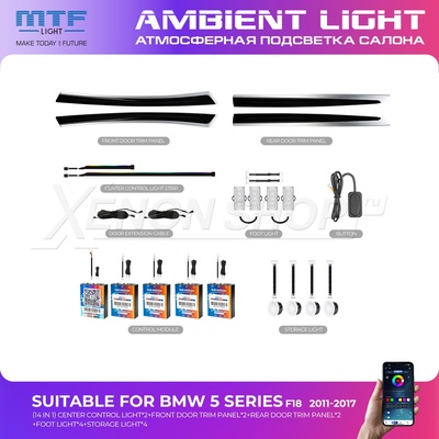LED-подсветка MTF-Light BMW 5 F10 (2010-2016)