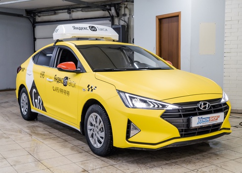 Замена штатных линз Hyundai Elantra 2020 на светодиодные