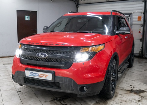 Установка антирадара и видеорегистратора на Форд Эксплорер (Ford Explorer)  - Установка КсенонШоп в Москве