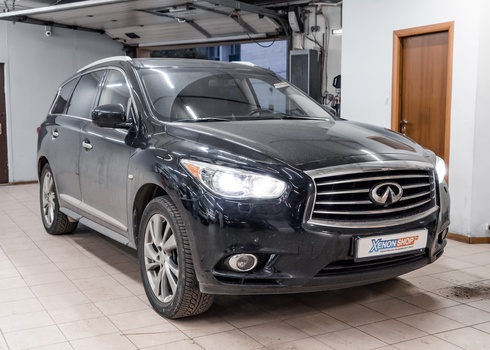 Замена ксеноновых ламп на Infiniti QX60