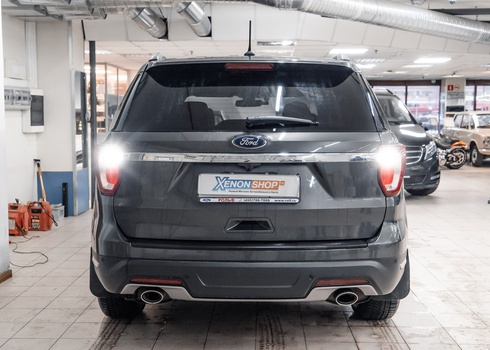 Установка светодиодов в задний ход Ford Explorer 