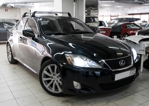 Ремонт и полировка фары на Лексус ИС250 / Lexus IS250