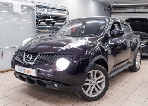 Установка светодиодов в фары Nissan Juke