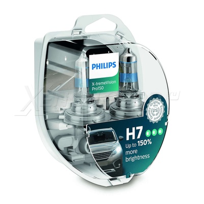 H7 Philips X-tremeVision Pro150 +150% - 12972XVPS2 (2 шт.)