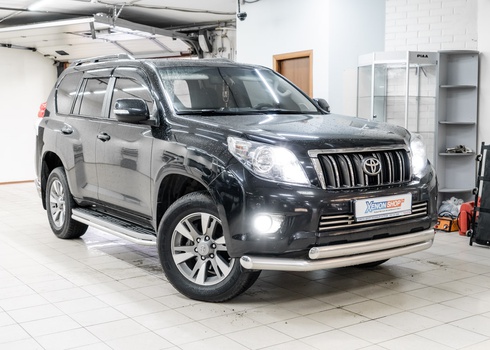 Замена ксеноновых ламп Тойота Прадо 150 / Toyota Land Cruiser Prado 150 + установка светодиодов