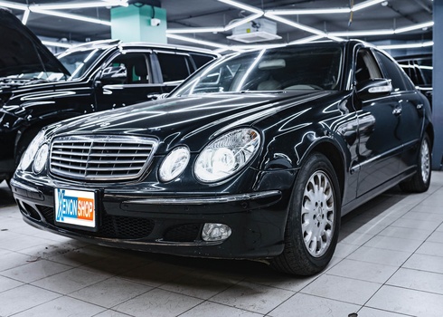 Замена линз и стекол фар Mercedes-Benz E W211 (2003)