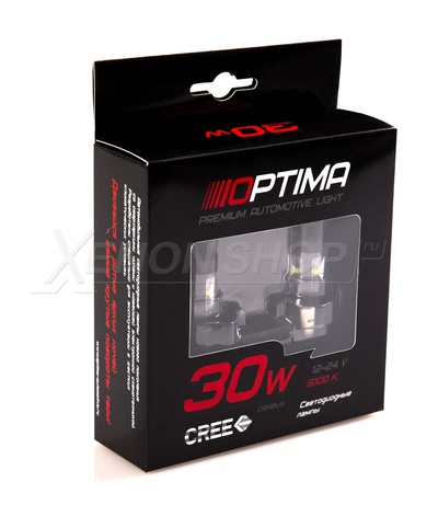 P21W Optima Premium CAN BUS CREE 30W 12-24V 5100К