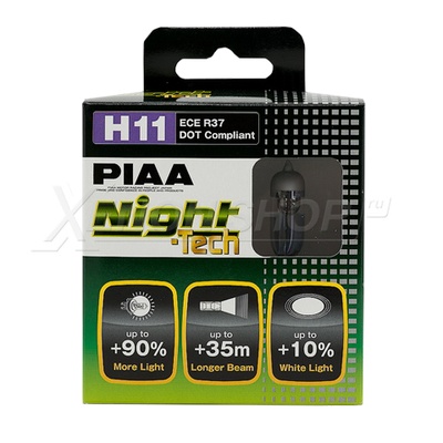 H11 PIAA NIGHT TECH HE-824 (3600K)