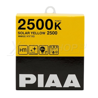 H11 PIAA SOLAR YELLOW HY110 (2500K)