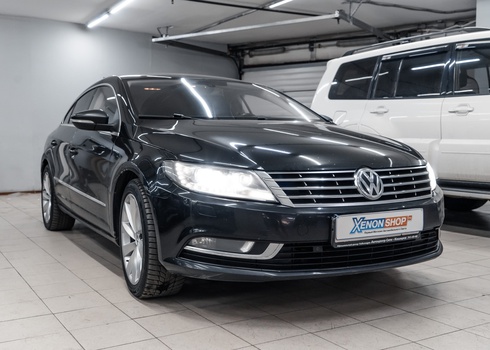 Замена ксеноновых ламп в фарах Volkswagen Passat CC рестайлинг