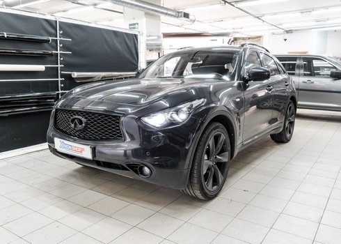 Замена штатных ксеноновых ламп Инфинити ФХ37 / Infiniti FX37 + полировка фар