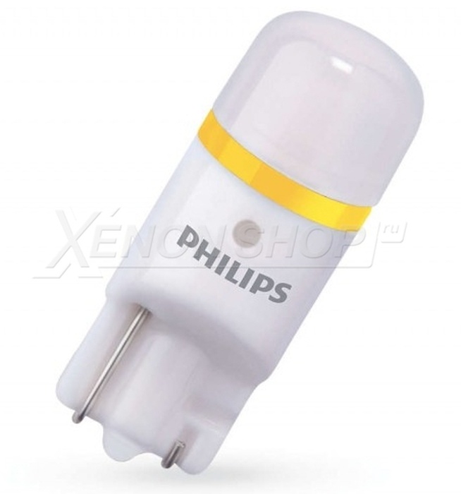 Светодиодные лампы W5W T10 Philips X-tremeUltinon LED 4000K