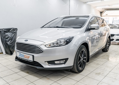 Тонировка задней полусферы Форд Фокус 3 / Ford Focus 3