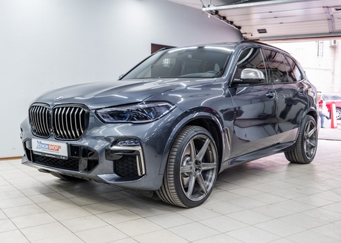 Поклейка атермальной пленки 3M Crystalline 70 на БМВ Х5 Г05 / BMW X5 G05