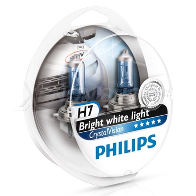 H7 Philips CrystalVision - 12972CVSM (2 шт.)