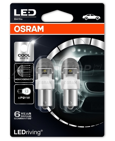 P21W Osram Premium Cool White (2шт.) - 7556CW-02B