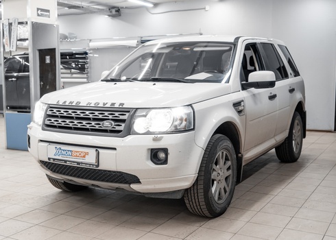 Замена заводских линз Land Rover Freelander 2