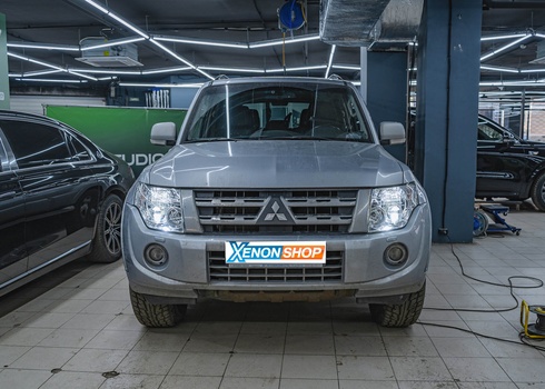 Замена линз Mitsubishi Pajero IV на LED-модули Vision