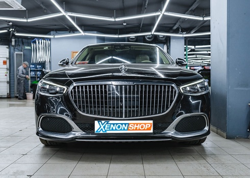 Замена стекол фар Mercedes-Benz S W223 (2023)