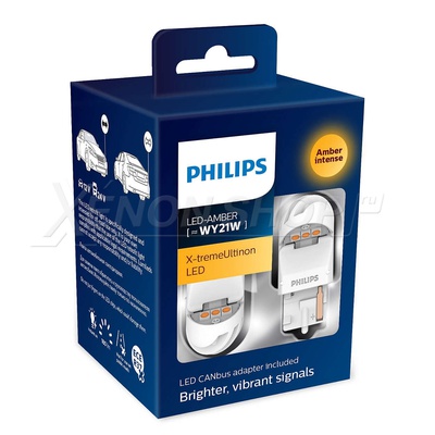 WY21W Philips X-tremeUltinon LED gen2 (2 шт.) - 11065XUAXM