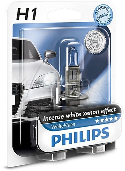 H1 Philips White Vision - 12258WHVB1 (1 шт.)