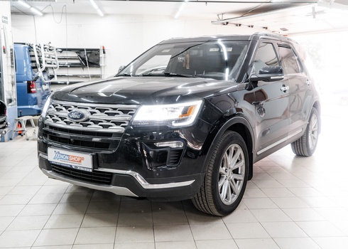 Установка светодиодов в дальний свет (ДХО) Форд Эксплорер / Ford Explorer