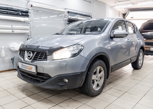 Замена ламп Nissan Qashqai на светодиодные