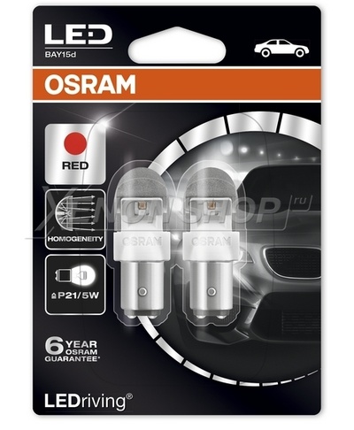 P21/5W Osram Premium Red (2шт.) - 1557R-02B
